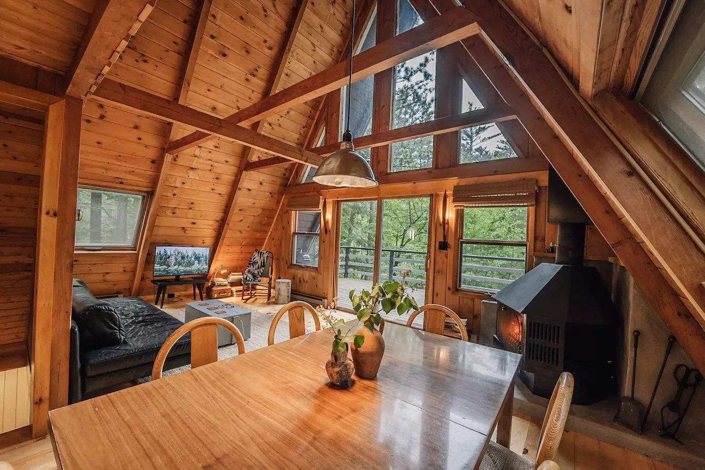 The Good Chalet Aframe in Jay, New York, United States